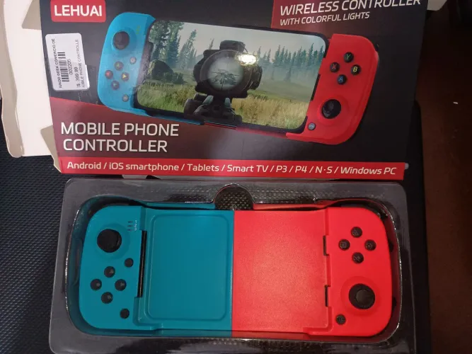 Gamepad Joystick wireless para smartphone LEHUAI