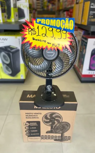 VENTILADOR BRITÂNIA E MALLORY DE 30CM NA PROMOÇÃO ?