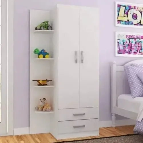 Combo infantil guarda roupas + cômoda / pague na entrega