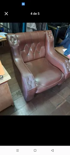 Poltronas em Couro alto padrão Vintage