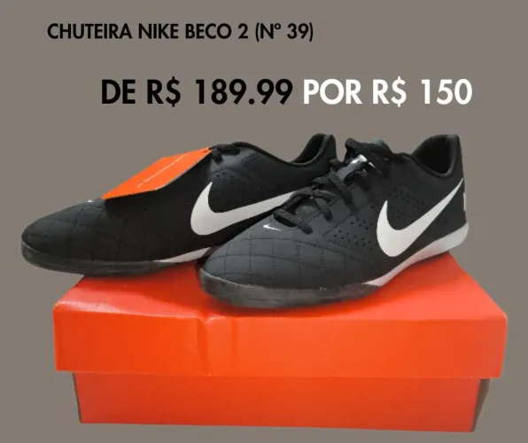 Chuteira Nike beco 2 (Nº 39) Futsal
