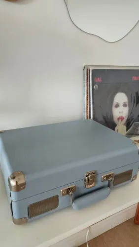 Vitrola/toca disco Raveo (azul turmalina)