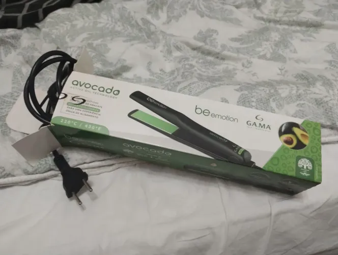 Chapinha abacate PRANCHA ERGO AVOCADO BEEMOTION GA.MA em perfeito estado 