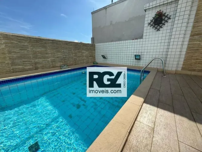Cobertura com 2 dormitórios à venda, 280 m² por R$ 1.099.000,00 - Vila Belmiro - Santos/SP