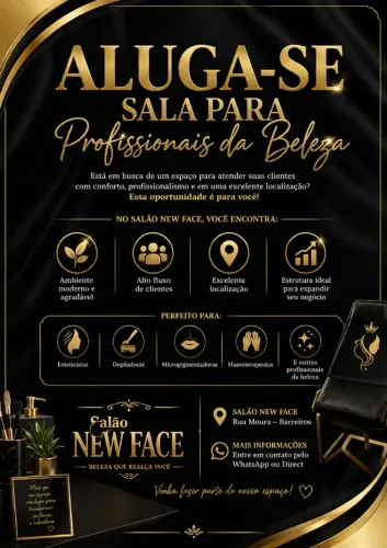 Sala para profissional de beleza