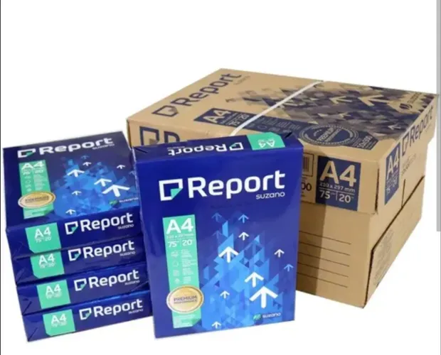 V> 1 caixa Resma report
