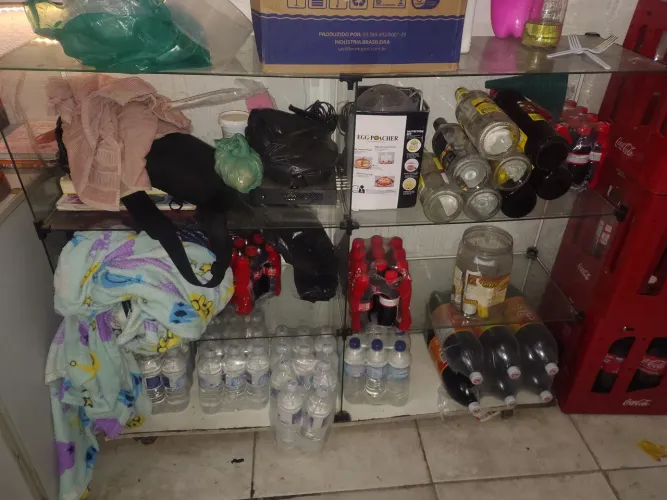 Pratileira de vidro 