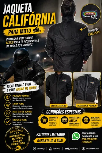 JAQUETAS CALIFÓRNIA RACING