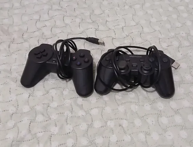 Kit 2 controles USB para PC - Modelo de PS2