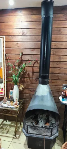 Vendo lareira de latao usada tel * caxias rs