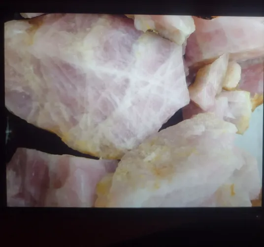 Pedra quartzo rosa para venda