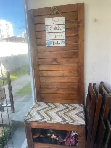 Sapateira para Terraço com Banco 