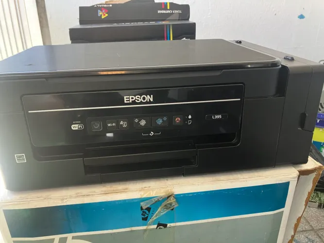 Inpressora multifuncional colorida Epson l395 ecotank