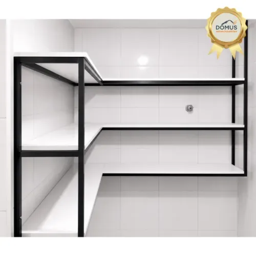 Estante de canto 130x130 | Sob encomenda