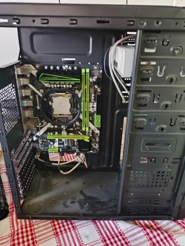 KIT XEON ( PROCESSADOR + placa Mãe)Huananzhi X99-8M-F
