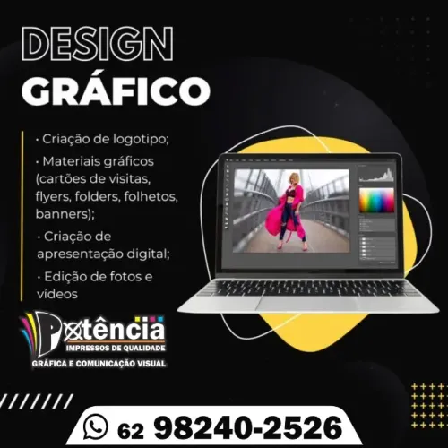 Produzimos materiais gráficos em geral: Cartões de visitas, folder's e muito mais