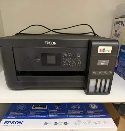 Impressora Multifuncional Epson EcoTank L4260 Wi-Fi Duplex Semi Nova + Tanque de Tinta