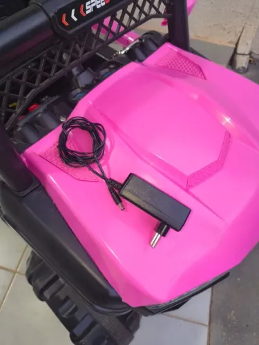 CARRO ELÉTRICO INFATIL JEEP ROSA