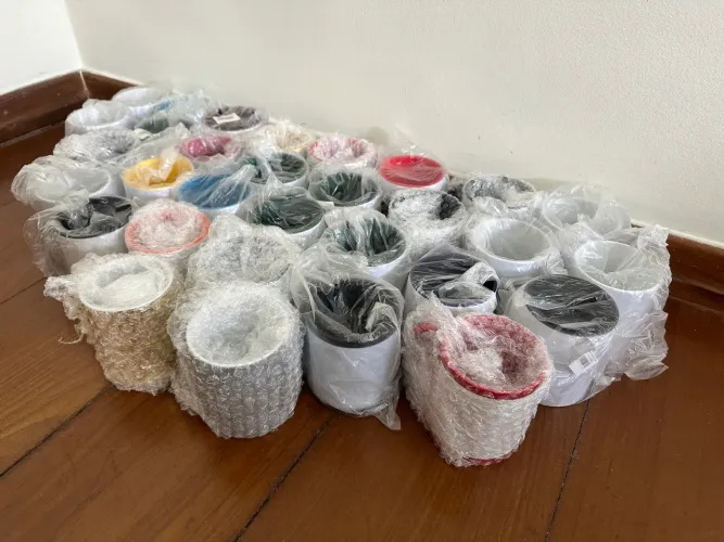 LOTE SUBLIMAÇÃO - 94 ITENS NOVOS | Canecas, MDF, Azulejos, Camisetas e Mais