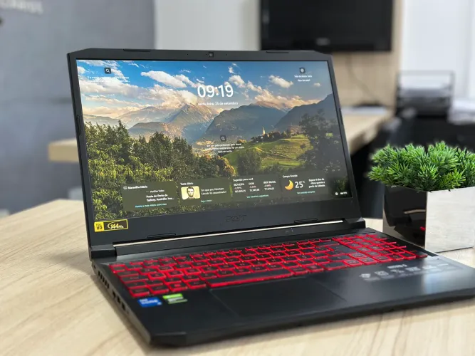 Notebook Gamer Acer Nitro 5 i5 11ª Ger + GTX 1650 + Tela 144Hz + Teclado Redragon