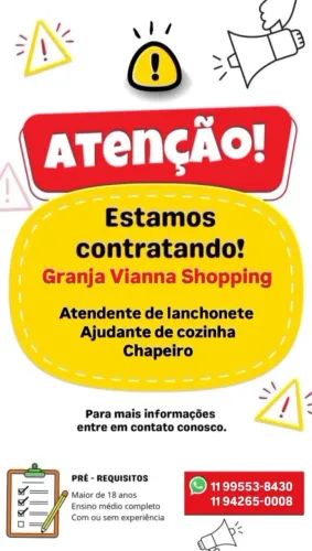 Coordenador e cozinheira
