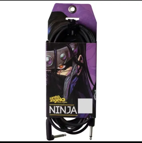 Cabo Violão Guitarra e Baixo Sto Angelo Ninja 4,54 metros plug L