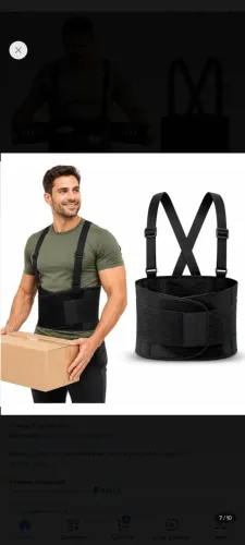 Cinta postural/entrego Tapanã 2
