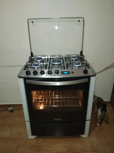 Fogão de 5 bocas da Electrolux taimer digital relógio automático 