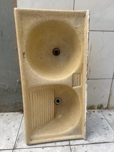 Tanque dupla para lavar roupa