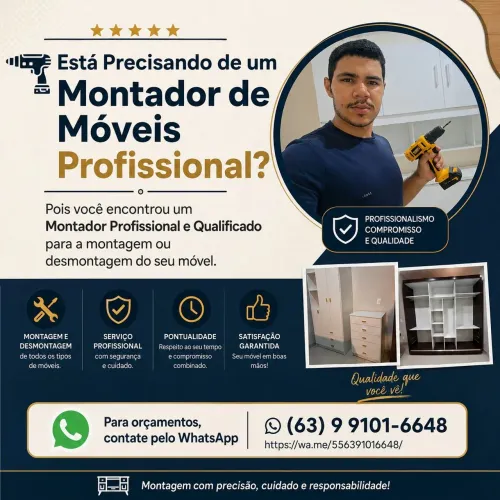 Montador de móveis profissional