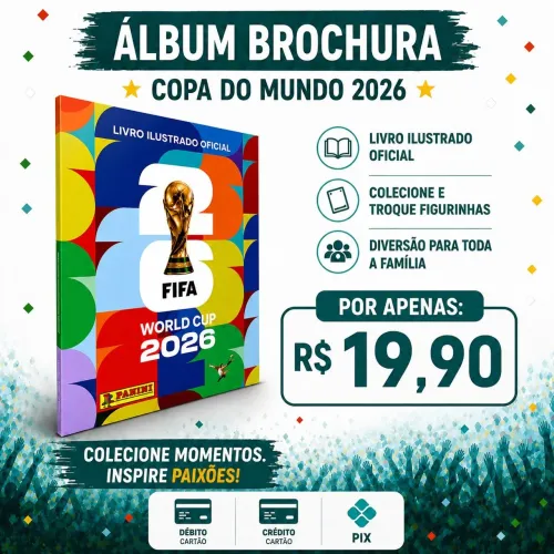 Álbum brochura copa do mundo 2026