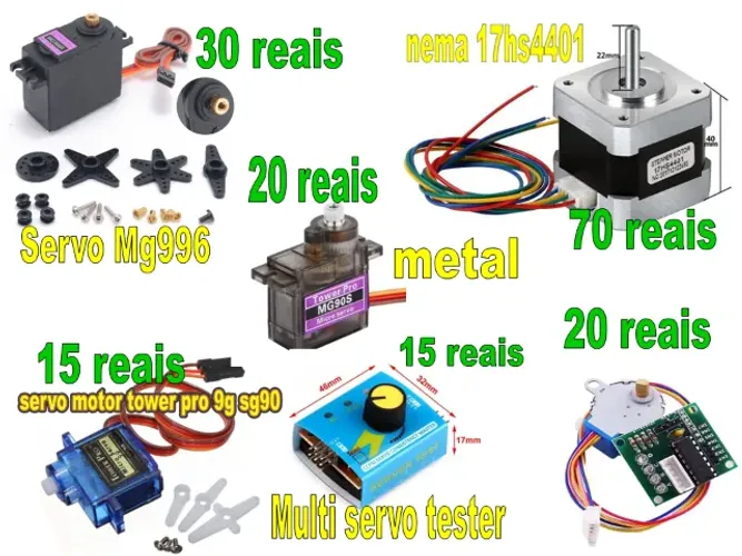 arduino servo motor tower pro 9g sg90