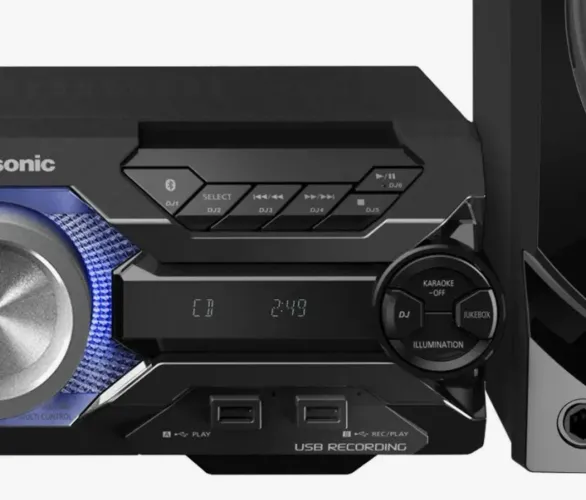 Som Panasonic akx 520 Bluetooth em perfeitas condições.