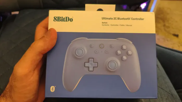 (Novo) Controle/Joystick para Nintendo Switch 8BitDo Ultimate 2 C Dark Blue