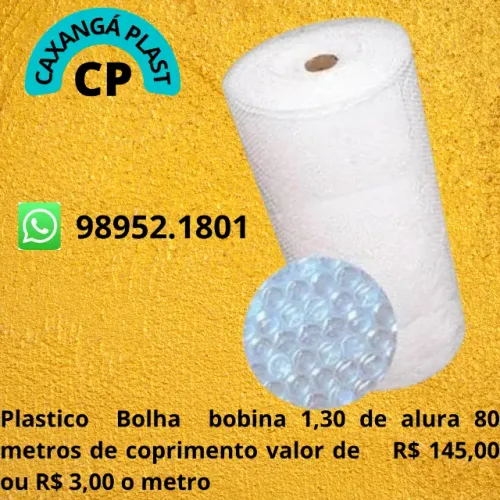 Plastico bolha  e bobina filme stretche