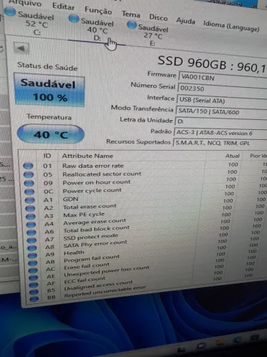 Ssd Kingston 980gb /1tb