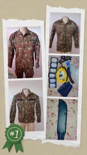 Conjunto camuflado do Exército