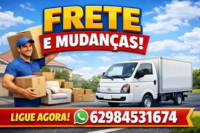 Fretes em Goiânia e Aparecida 