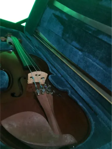 Violino Eagle 3/4 Usado + Espaleira, Estojo e Arco - Ótimo Estado