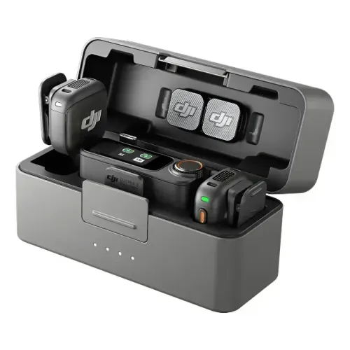 Microfone Dji Mic 3 Áudio Profissional 2tx+1rx Compacto