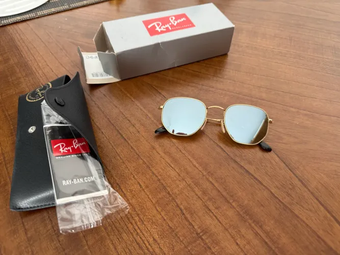 Óculos de Sol Ray-Ban Original - Novo - Modelo 0RB3548N 51 001/30 - espelhado