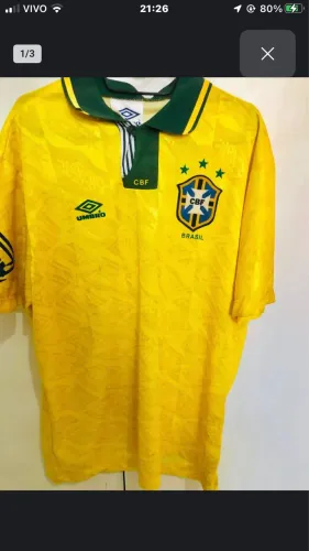 CAMISA OFICIAL DA SELEÇÃO BRASILEIRA COPA DE 1994
