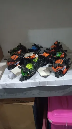 Lote de motos com luzes e led metal