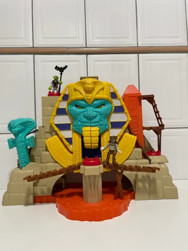 Playset Imaginext Pirâmide da Serpente (Pharaoh's Quest) - Estrutura e Bonecos