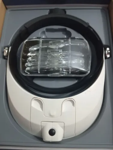 Lupa de cabeça 5 lentes