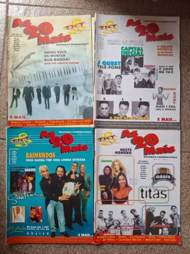 Lote com 21 revistas ?As 20 Mais?
