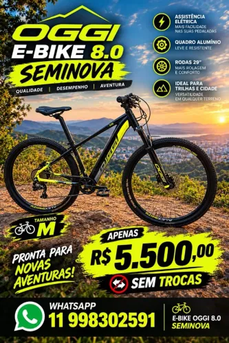 OGGI E-BIKE 8.0 SEMINOVA