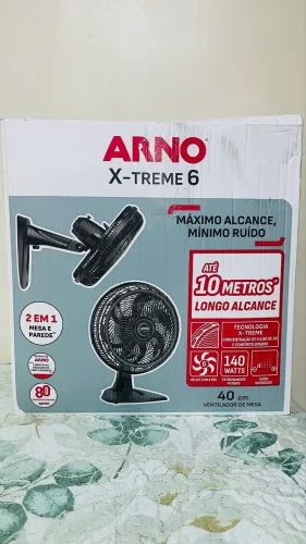 Ventilador de Mesa/parede Arno 6 Pás X-TREME 6 VE60 40cm 220V