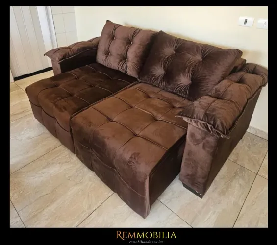 SOFÁ RETRÁTIL NOVO / ENTREGAMOS 