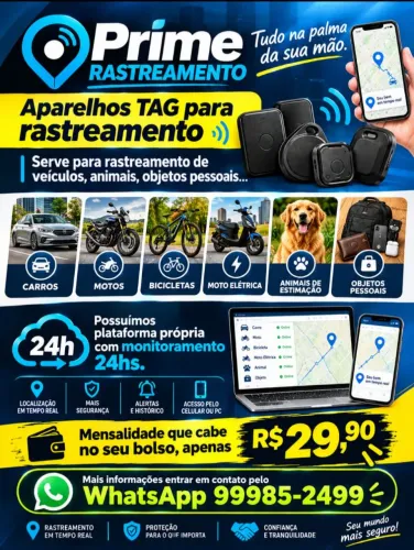 Rastreamento veicular e de objetos